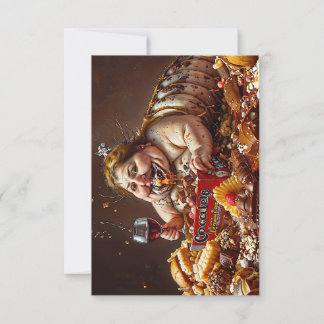 "Queen of Gluttonous Decay" farbenfrohe Portrait