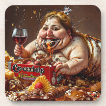 "Queen of Gluttonous Decay" farbenfrohe Portrait