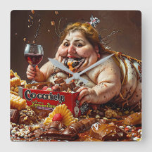 "Queen of Gluttonous Decay" farbenfrohe Portrait