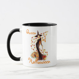 Queen of Halloween Mug Tasse