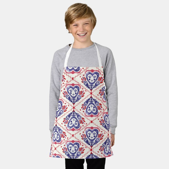 Queen of Hearts Apron Schürze (Getragen)
