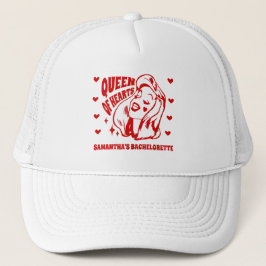 Queen of Hearts Bachelorette Party Hats Truckerkappe
