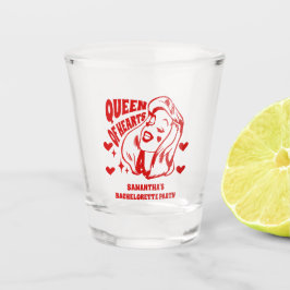Queen of Hearts Bachelorette Party Shot Glasses Schnapsglas
