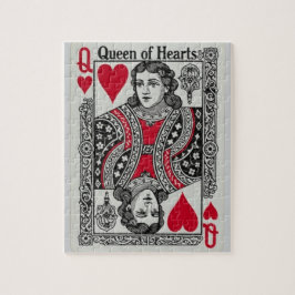 QUEEN OF HEARTS CARD PUZZLE