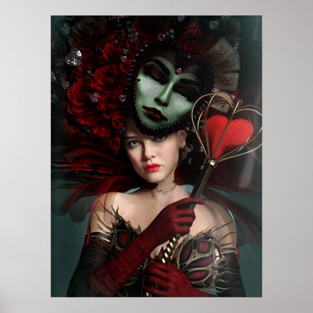 Queen of Hearts Poster (Vorne)