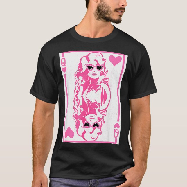Queen Of Hearts Valentines Day  T-Shirt (Vorderseite)