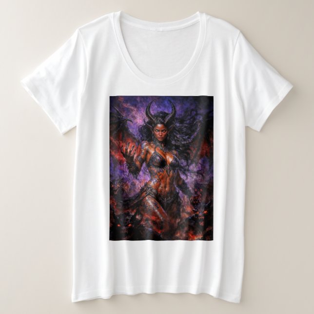 Queen of Hell Lilith Große Größe T-Shirt (Design vorne)