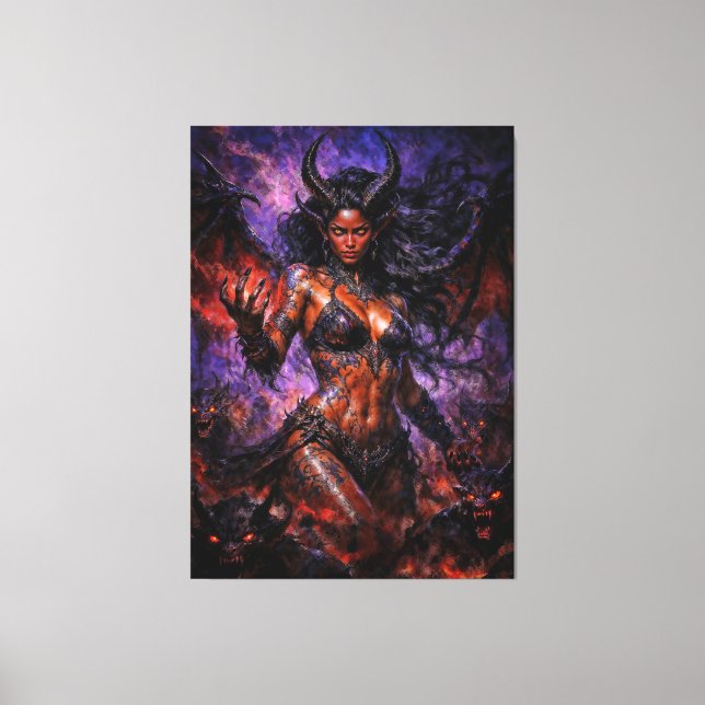 Queen of Hell Lilith Leinwanddruck (Vorderseite)
