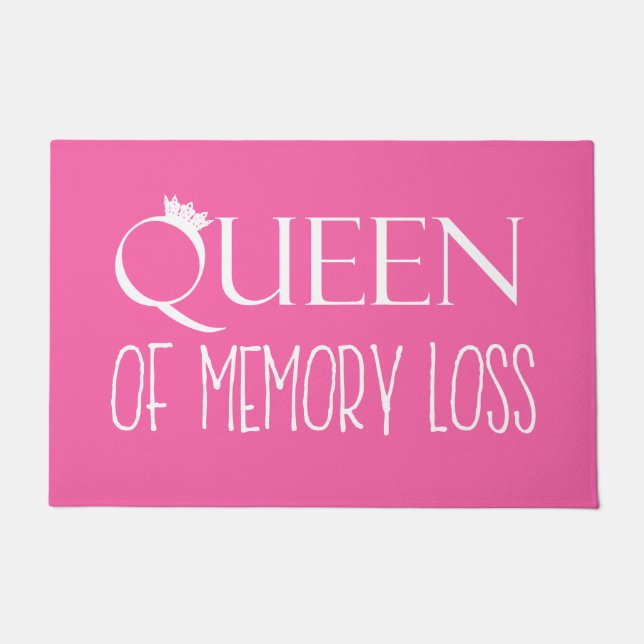 "Queen of Memory Loss" Doormat Fußmatte (Vorderseite)