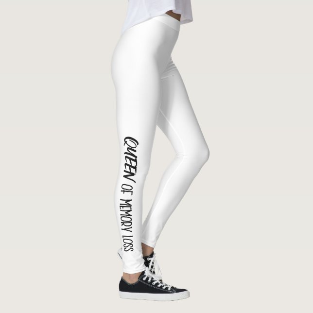 "QUEEN of Memory Loss" - Leggings mit DIVAtude (Rechts)