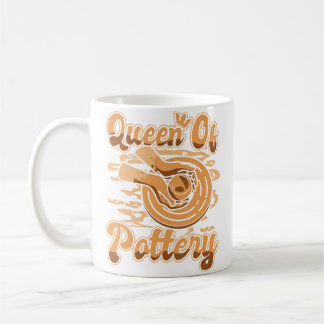 Queen Of Pottery Pottery Pro Wheel Hobby Lover Pot Kaffeetasse