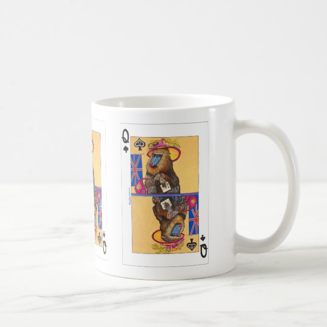 Queen of Spades: Lady Mandrill at the Races Kaffeetasse (Rechts)