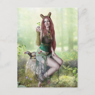 Queen of Spring Postcard Postkarte