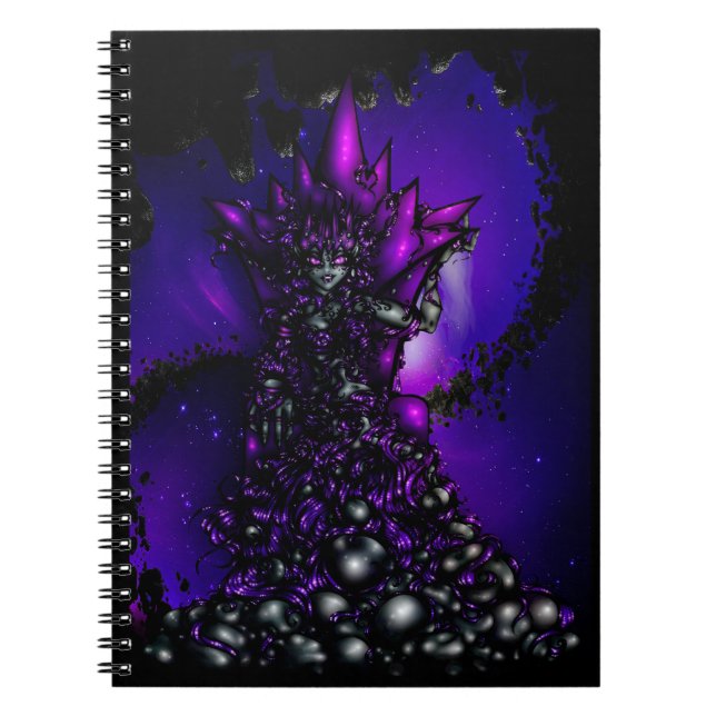 Queen of Stones Notebook Notizblock (Vorderseite)