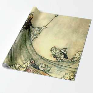 "Queen of the Fairies" von Arthur Rackham Geschenkpapier