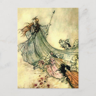 "Queen of the Fairies" von Arthur Rackham Postkarte