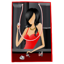 Queen of the Game - Las Vegas Glossy Geschenktasch Mittlere Geschenktüte