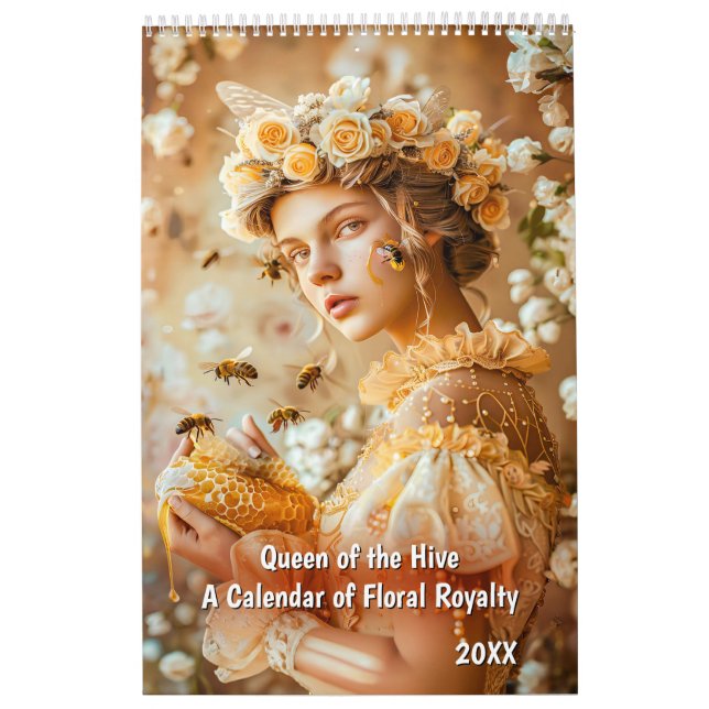 Queen of the Hive – A Calendar of Floral Royalty Kalender (Titelbild)