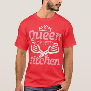 Queen Of The Kitchen Cooking Master Chef Hat Cook T-Shirt