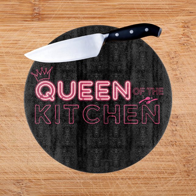 Queen Of The Kitchen Schneidebrett (Von Creator hochgeladen)
