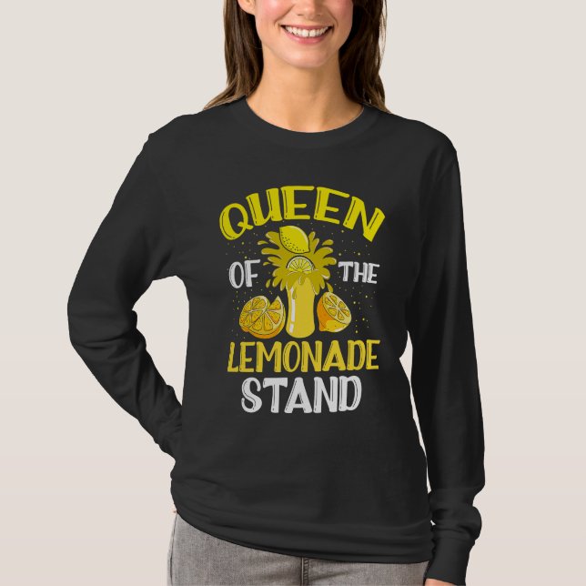 Queen of the Lemonade Stand Kiosk Summer Refreshme T-Shirt (Vorderseite)