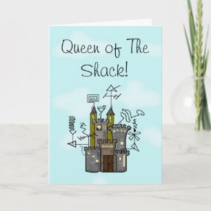 Queen of the Shack Grußkarte   individualisieren! Karte
