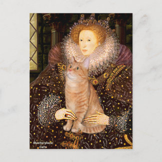 Queen - Orange Tabby cat 46 Postkarte
