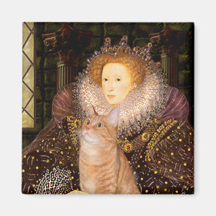 Queen - Orange Tabby Katze 46 Magnet