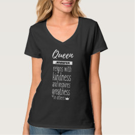 QUEEN - Personalisiert - Reiche, Freundlichkeit, G T-Shirt