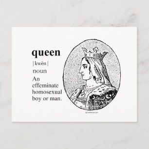 QUEEN POSTKARTE