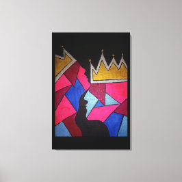 Queen Safe Leinwanddruck behalten