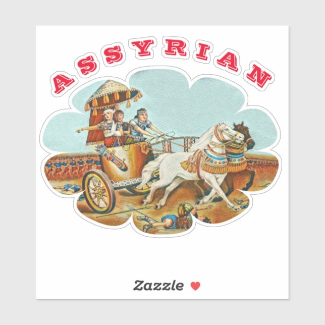 Queen Shamiram Custom-Cut Vinyl Sticker (Blatt)