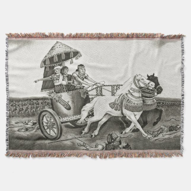 Queen Shamiram Throw Blanket Decke (Vorderseite)