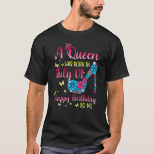 Queen sind am 1. Juli Geboren, eine Königin war Ge T-Shirt