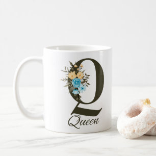 Queen Tasse - Elegantes Typografie-Designgeschenk 