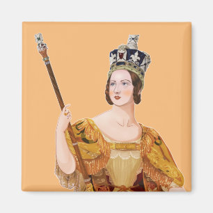 Queen Victoria - historical illustrations Magnet