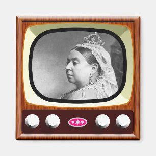 Queen Victoria im Retro-TV Magnet