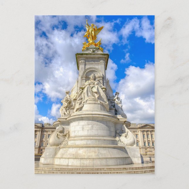 Queen Victoria Memorial, London UK Postcard Postkarte (Vorderseite)