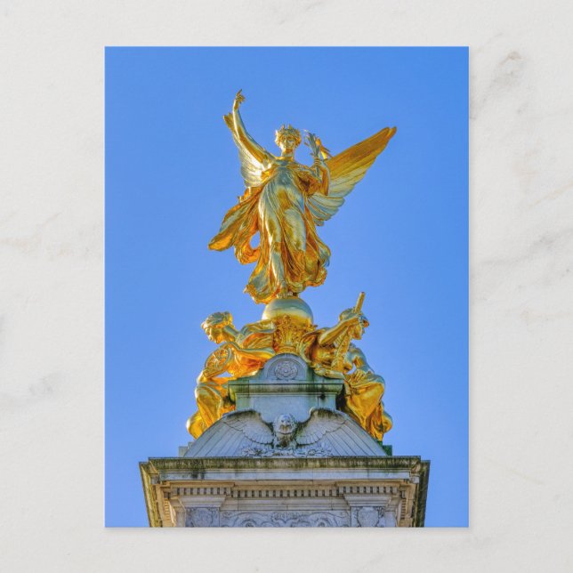 Queen Victoria Memorial, London UK Postkarte (Vorderseite)