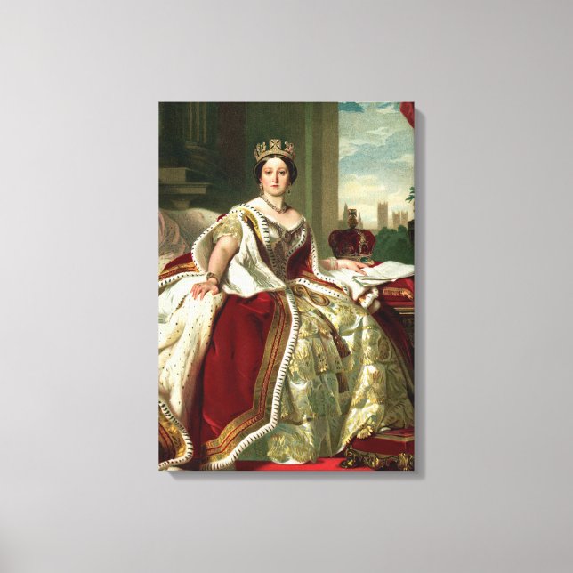 Queen Victoria Portrait Leinwanddruck (Vorderseite)