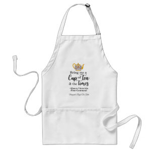 Queen Victoria Tee Schürze Vintag Küche Geschenk