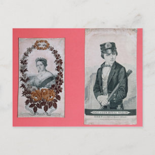 Queen Victoria und Prince Albert Lesezeichen Postkarte