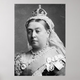 Queen Victoria von Alexander Bassano Poster