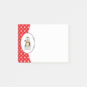 Queen Westie Dog West Highland White Terrier Post-it Klebezettel