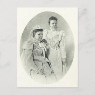 Queen Wilhelmina & Emma of the Netherlands #002NL Postkarte