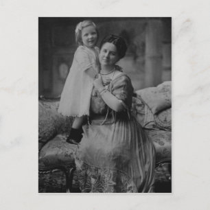 Queen Wilhelmina & Juliana, Niederlande Postkarte