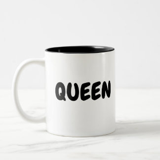 QUEEN ZWEIFARBIGE TASSE