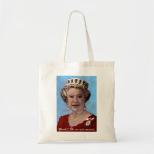 queenelizabethbag, Plastik? Wir werden nicht Tragetasche