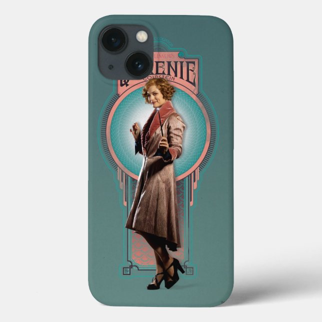 QUEENIE GOLDSTEIN™ Art-Deco-Panel Case-Mate iPhone Hülle (Rückseite)