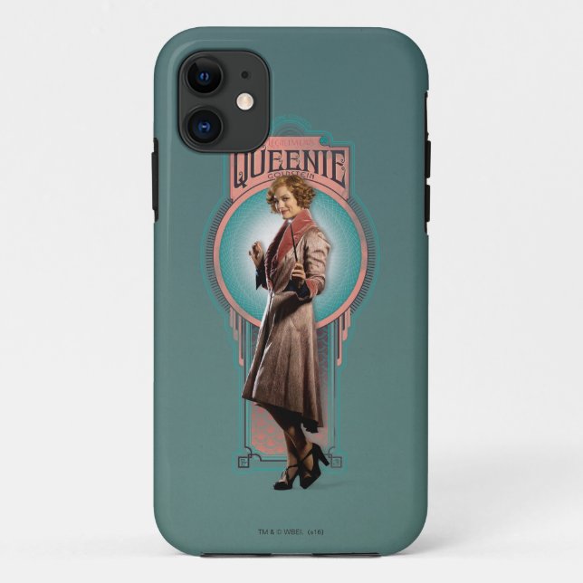 QUEENIE GOLDSTEIN™ Art-Deco-Panel Case-Mate iPhone Hülle (Rückseite)
